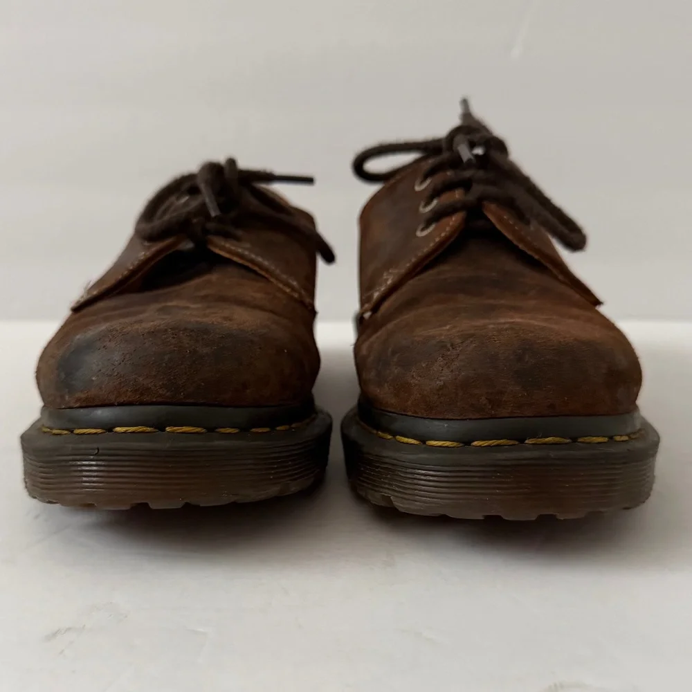 Dr. Martens 1461 Made In England Commander Oxford Shoes 3 Eye Brown Men's Size 6